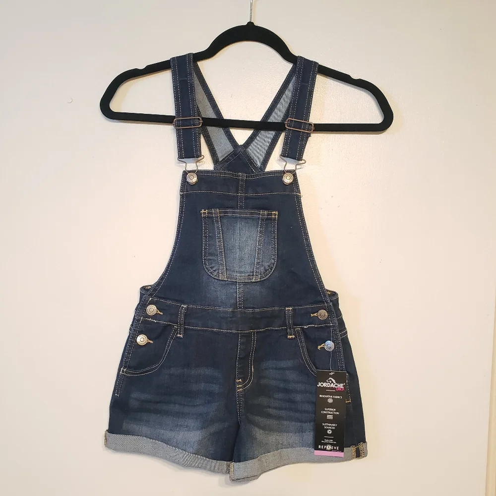 Girls: 7/8 Jordache Shortalls - Picture 3 of 5
